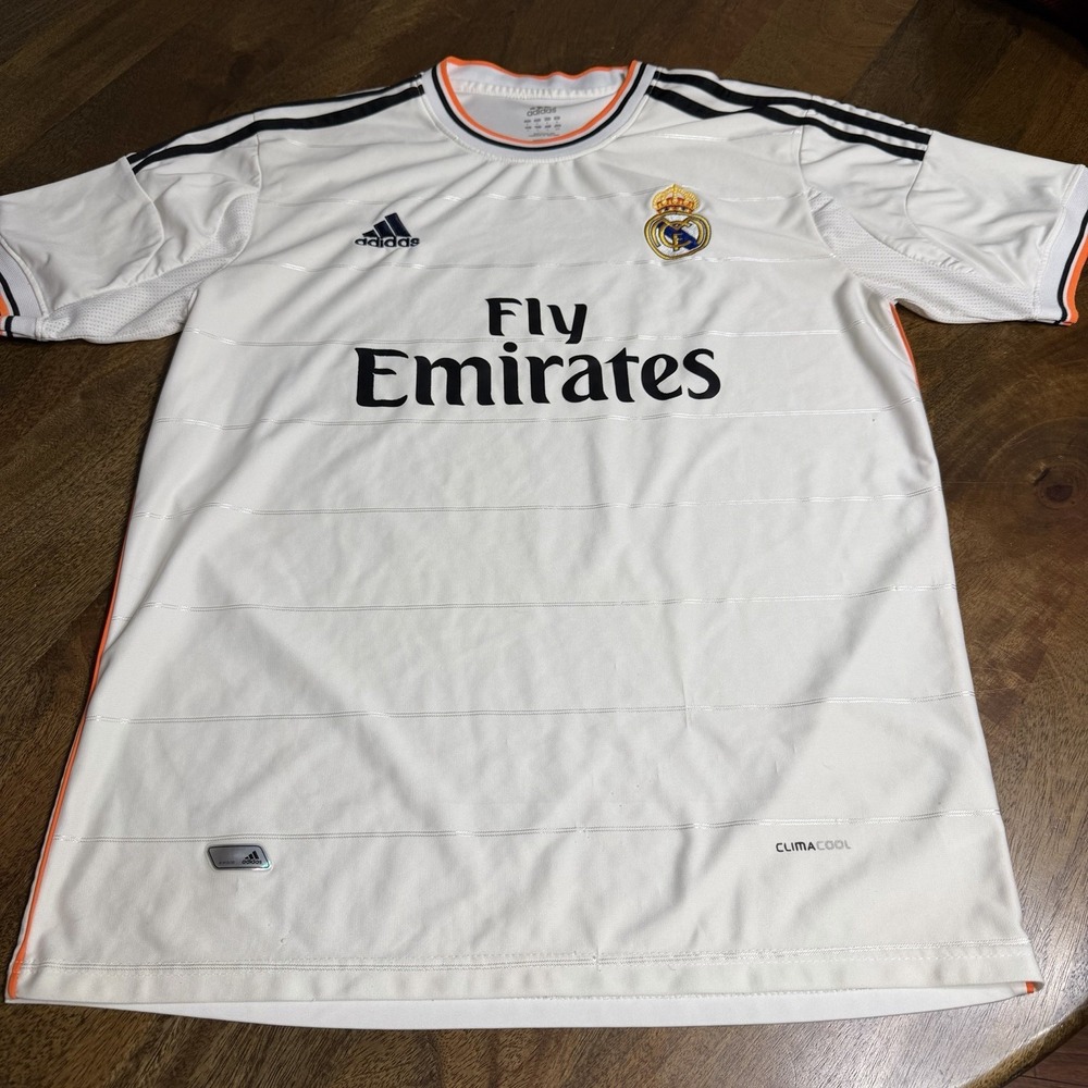 Adidas Real Madrid 2012 Ronaldo Jersey Large Fly Emirates